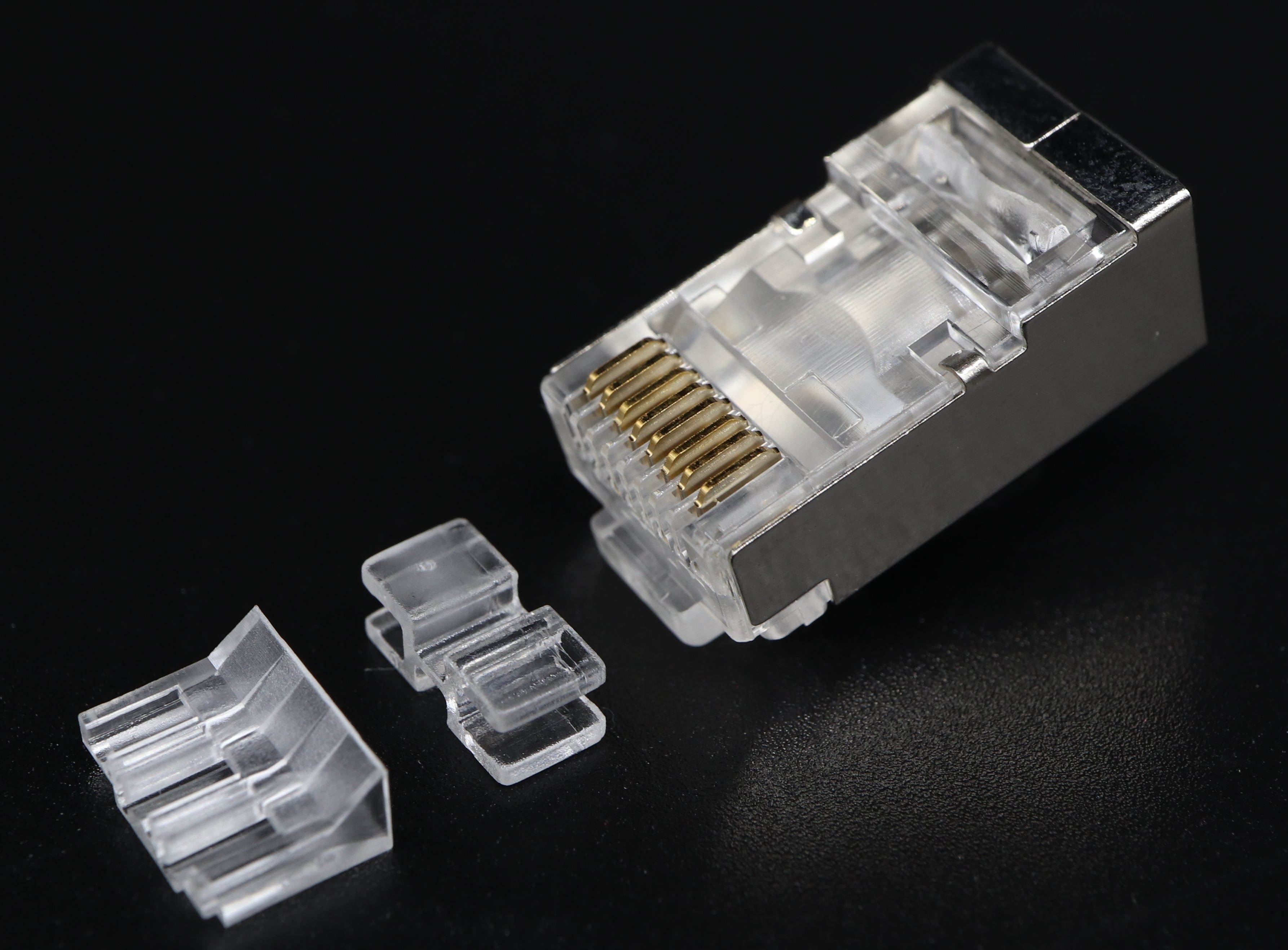 C6A 8P8C-F-RV STP-0.80mm RJ45 Modular Plug